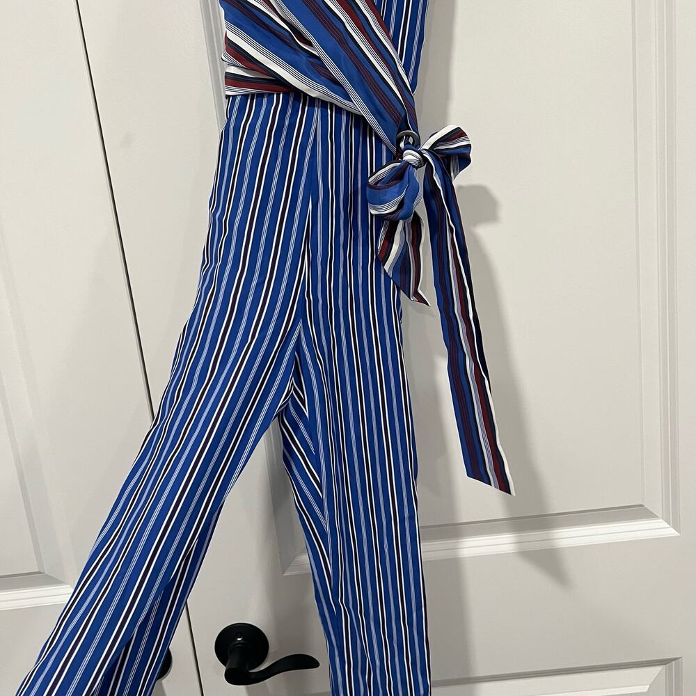 NWT Rag and Bone Blue‎ Multi Felix Jumpsuit 100% … - image 3